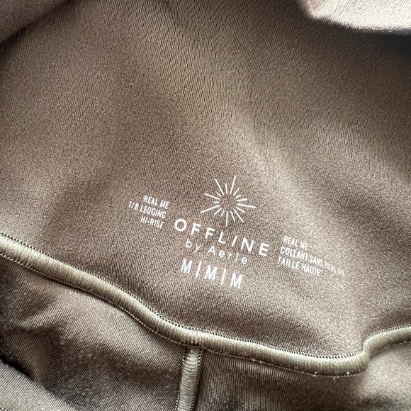 Aerie Offline Real Me High Rise 7/8 Leggings - Picture 6 of 7